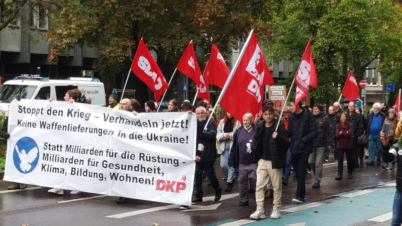 Demonstration: Solidarisch durch die Krise – Reiht euch ein in den Block von DKP und SDAJ